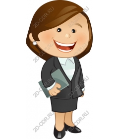 Cheerful business woman