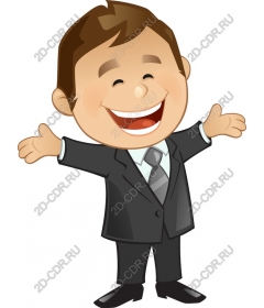 Cheerful businessman