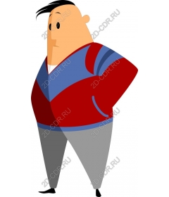  Confident character