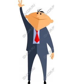 Cheerful businessman