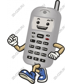 Fun retro mobile phone