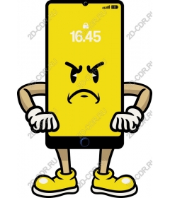  Необычный желтый смартфон