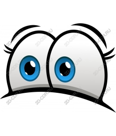 Playful cartoon eyes