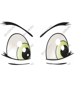  Bright cartoon eyes