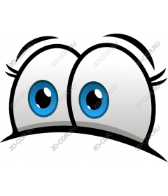 Playful cartoon eyes