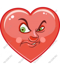 Cartoon "Mischievous heart"
