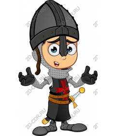 Playful young knight
