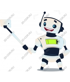 Playful selfie robot