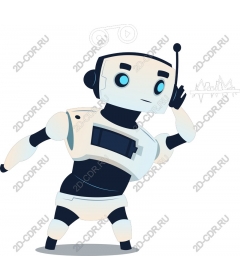  Charming futuristic robot