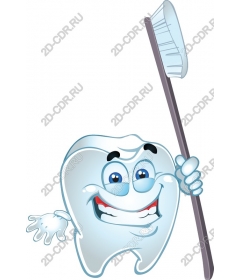The character "Happy tooth"