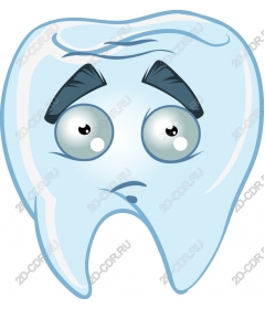  Bizarre cartoon tooth