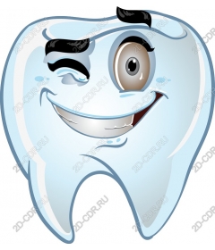  Adorable smiling tooth