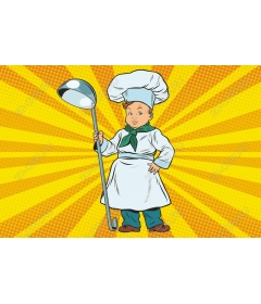  Charming young chef