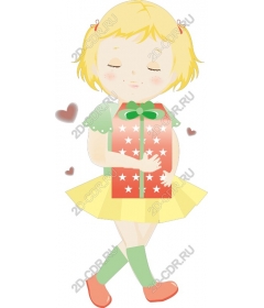  Charming girl-giver