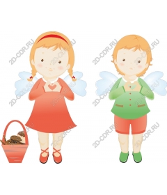  Fancy kids with wings