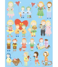 A bizarre set of cliparts