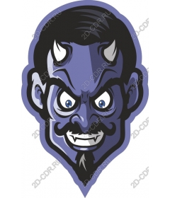 Naughty demon-mascot