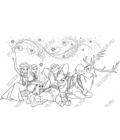  A magical frozen characters
