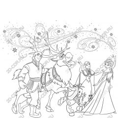 Magic scene snow adventures