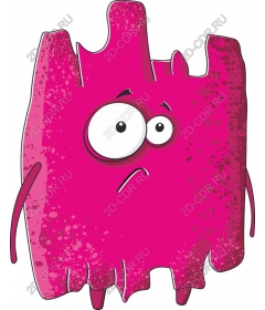  Character wobbly pink