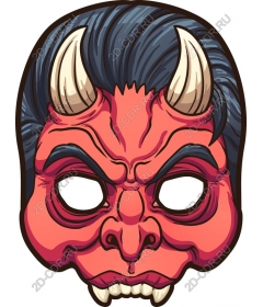 Mask fierce demon