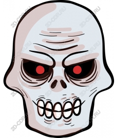  Menacing skull