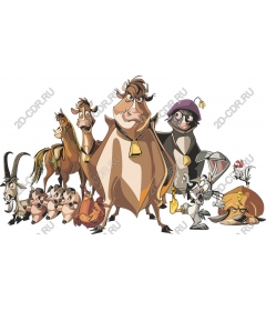 Whimsical animal set