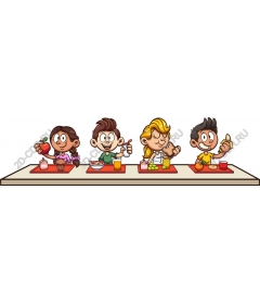 Funny kids Healthy eating