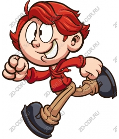  Energetic young boy