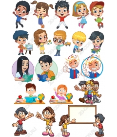 Collection of "happy children"