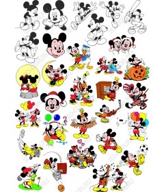 Set Mickey Mouse Collection