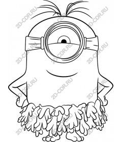 Funny cartoon character