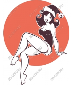  Christmas pin-up girl