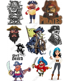 Pirate set - 10 unique