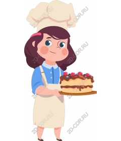 Cheerful young Baker