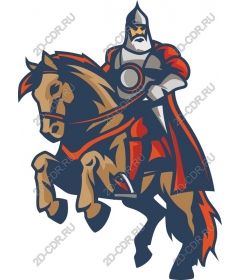  Knight and horse