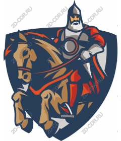  Knight on horseback