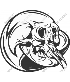  Bold Gothic skull