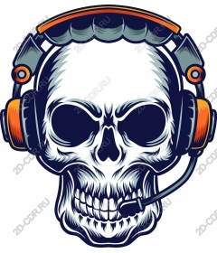 Gaming headset Edgy Skull
