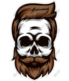 Bearded skull