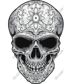  Decorated skull