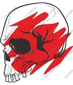 Bold Red Skull