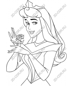  Charming Princess Line Art