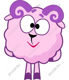  Charming pink sheep
