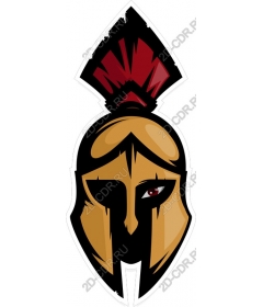  Helmet of the Spartan warrior