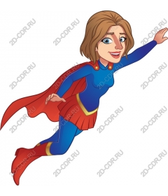The empowerment superheroine