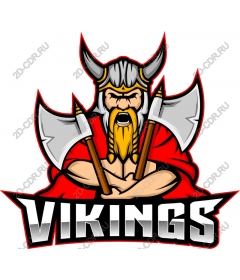 A ferocious Viking warrior