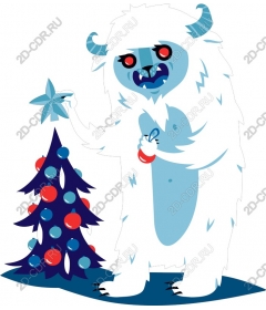  Festive Yeti