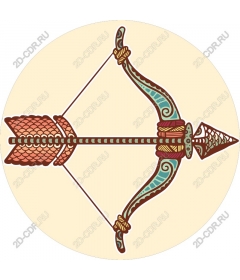  The traditional bow and arrows