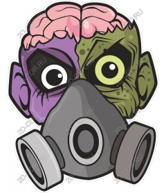 Mask of the zombie brain